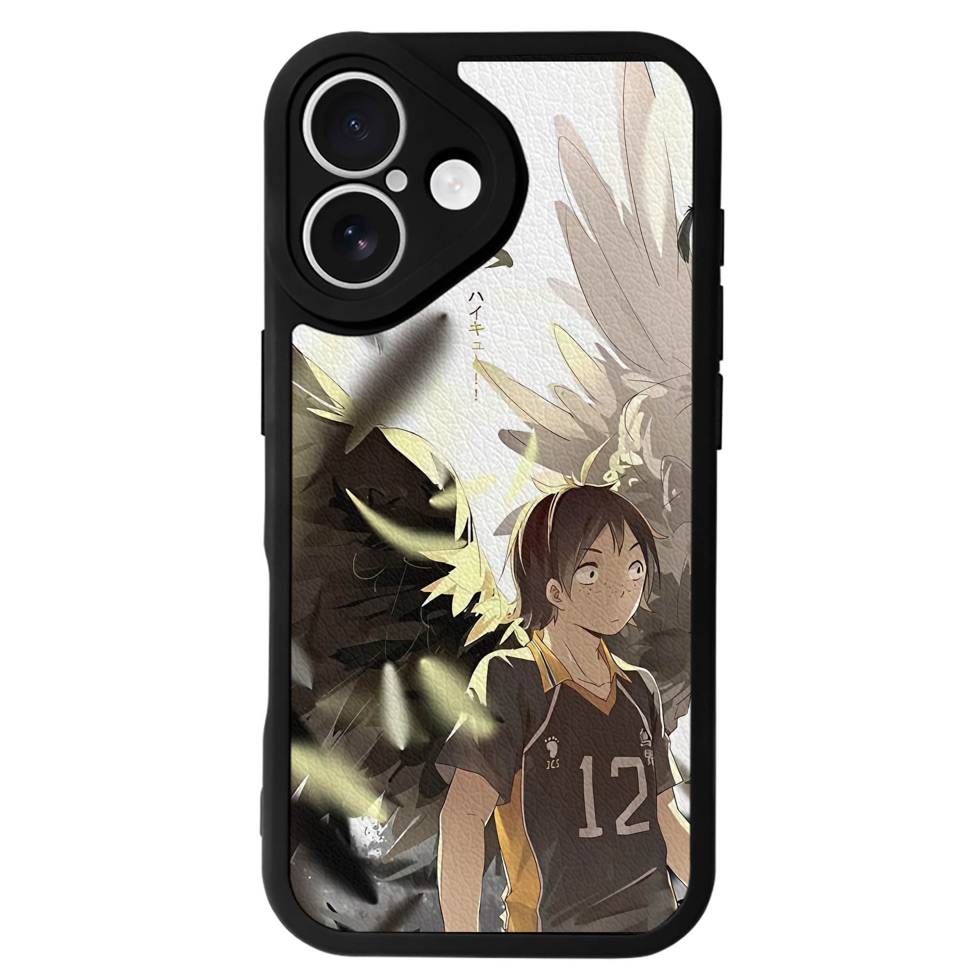 （画像用） ハイキュー!! Haikyu!! 【iPhone 16シリーズ対応】シリコンスマホケース（レザー調） 材質：シリコン